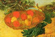 Still Life with Oranges, Lemons and Gloves Vincent Van Gogh